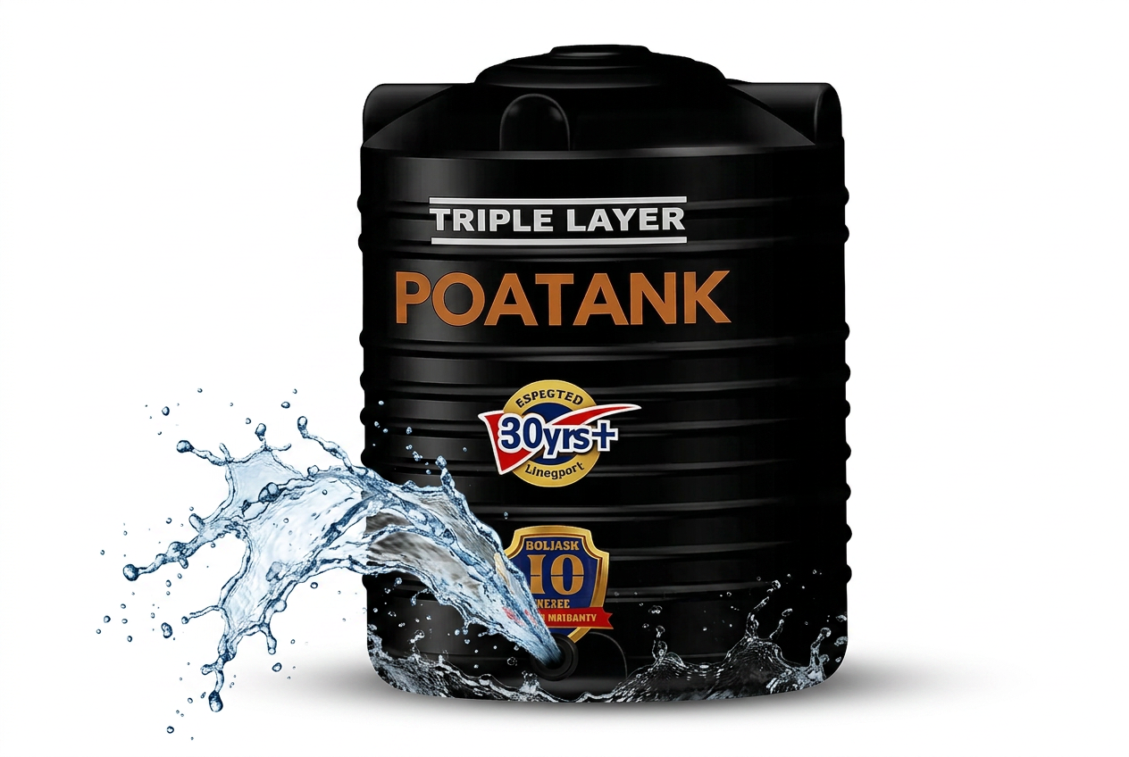 POA triple-layer water storage tank